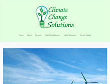 Tablet Screenshot of climate-change-solutions.net